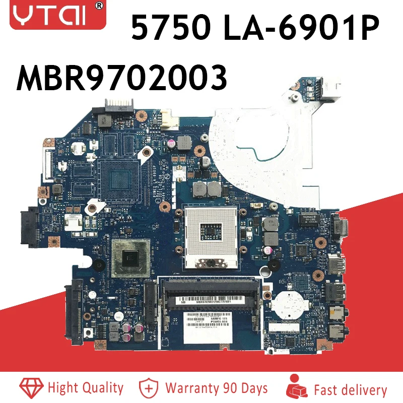 

5750 motherboard LA-6901P for acer aspire 5750 5750G laptop motherboard MBR9702003 MB.R9702.003 main board hm65 DDR3