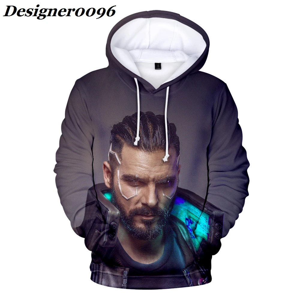 

2018 New Game Cyberpunk 2077 Game Cosplay Costume 3D Digital Print Hoodie Adult and Children's Clothes Halloween Christmas 13