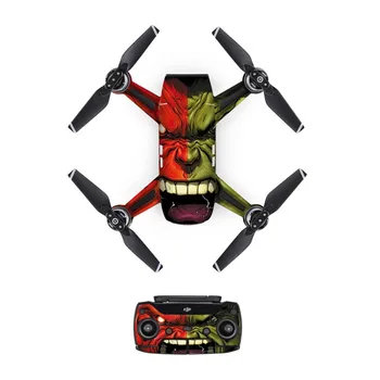 

The Avengers Hulk Waterproof DJI Spark Stickers Battery Decal Remote Controller Skin Full Set Drone Body Sticker for DJI Spark