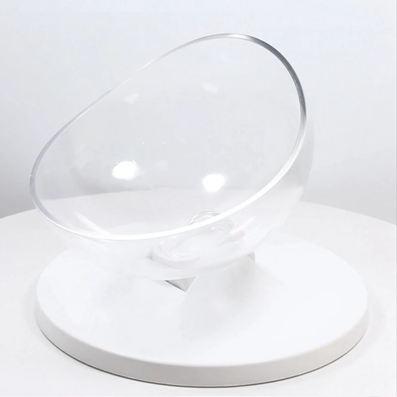 

15 Degree Adjustable Pet Cat Bowl Stand Anti-skid Cat Dish Tilted Slows Feeder For Cats Single Or Double Bowls And Feeders