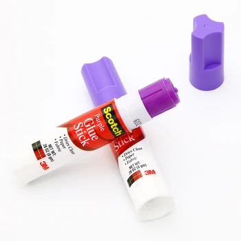 

3M Scotch Purple Solid glue stick 8g Finance Manual Paste glue stick Office stationery 6108