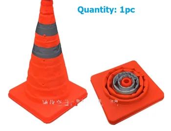 

Folded roadblock, folding traffic reflecting cone, telescopic lifting type, road warning cone, Barrier Facil, tire repair tool