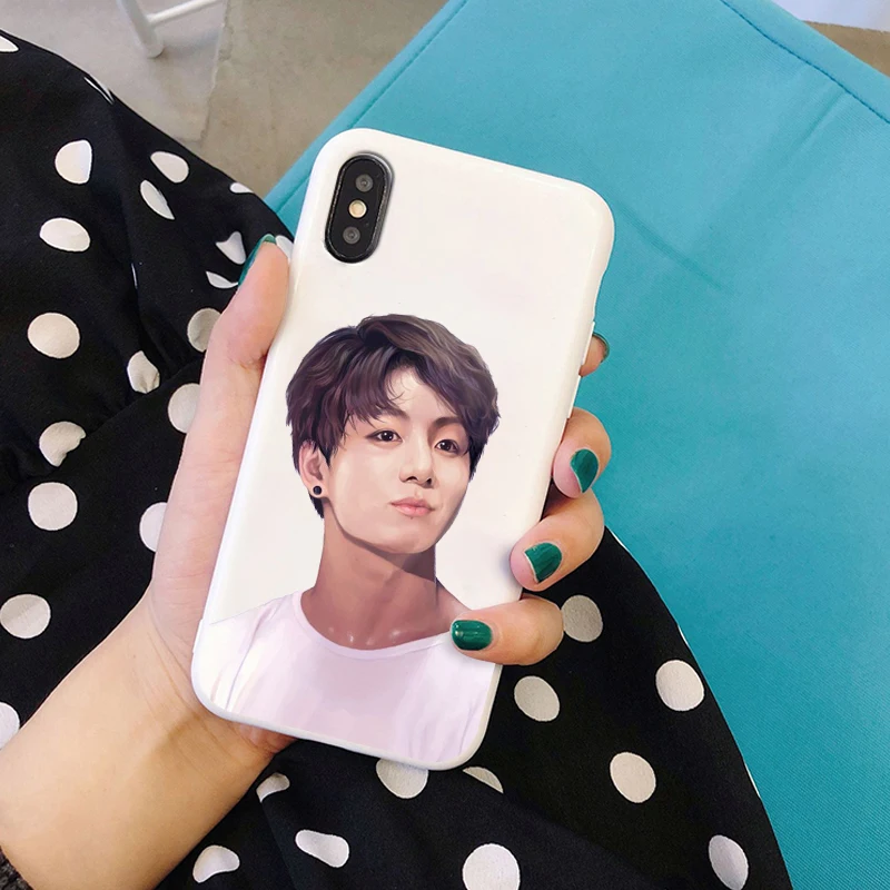 Чехол для телефона EUPHORIA JUNGKOOK Run Ep для iPhone 6S 8 6 Plus XS, силиконовый чехол для телефона iPhone X 7 Plus XS Max - Цвет: W-1664