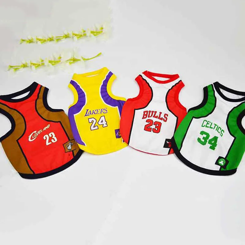 KIMHOME-PET-Cheap-Dog-Clothes-With-Free-Shipping-Mesh-Cute-Dog-Vest-4-Teams-NBA-Jersey (1)