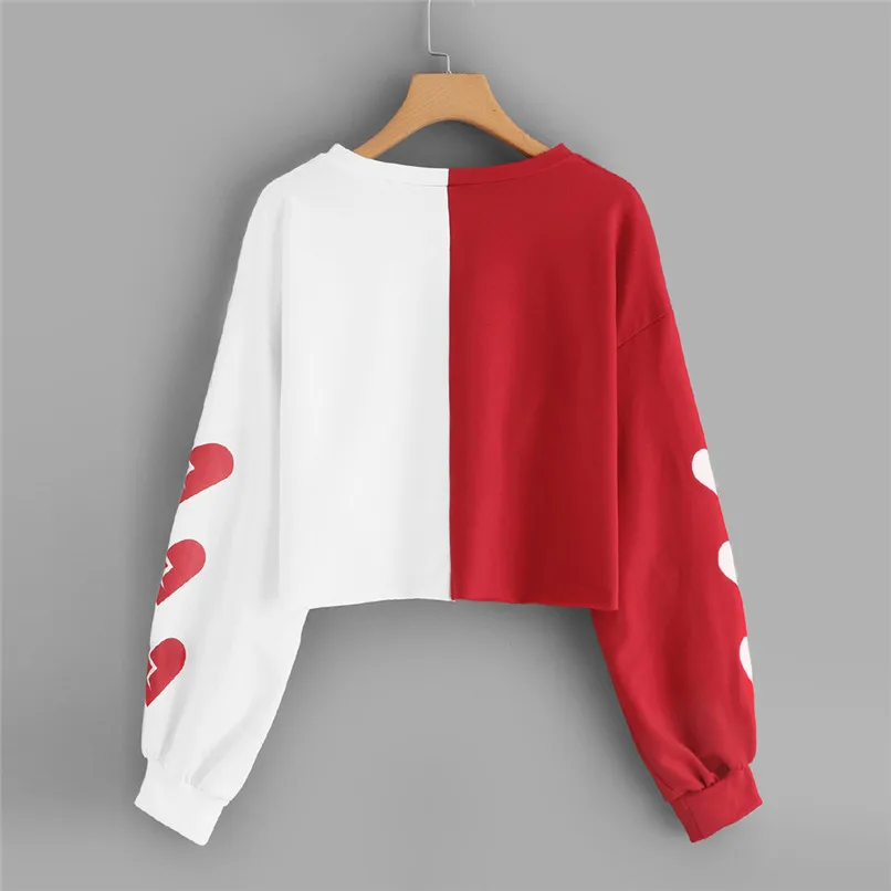 Harajuku Fashion Women sweatshirt Print Autumn Round Neck Long Sleeve Letter Print Casual Sweatshirt Ropa Mujer #F#40SP202