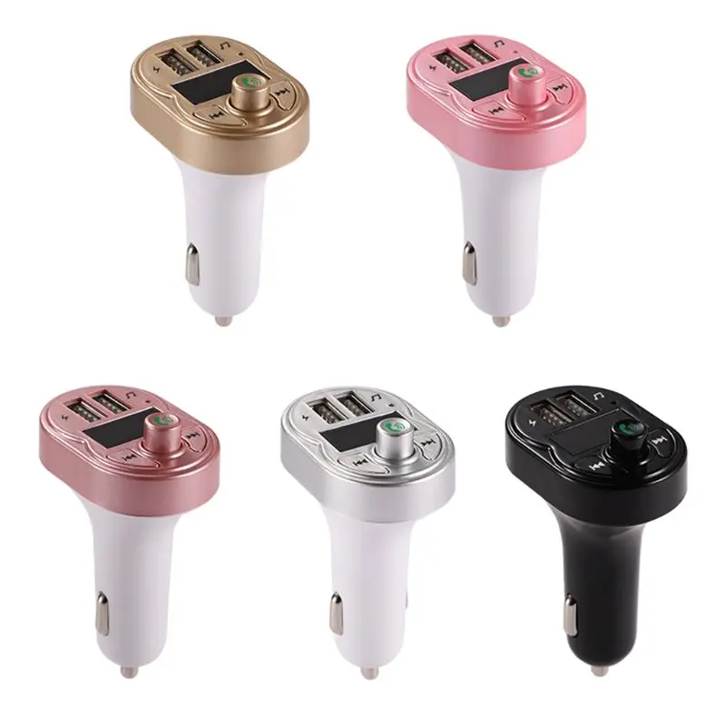OOTDTY Bluetooth FM транмиттер беспроводное автомобильное зарядное устройство MP3 плеер
