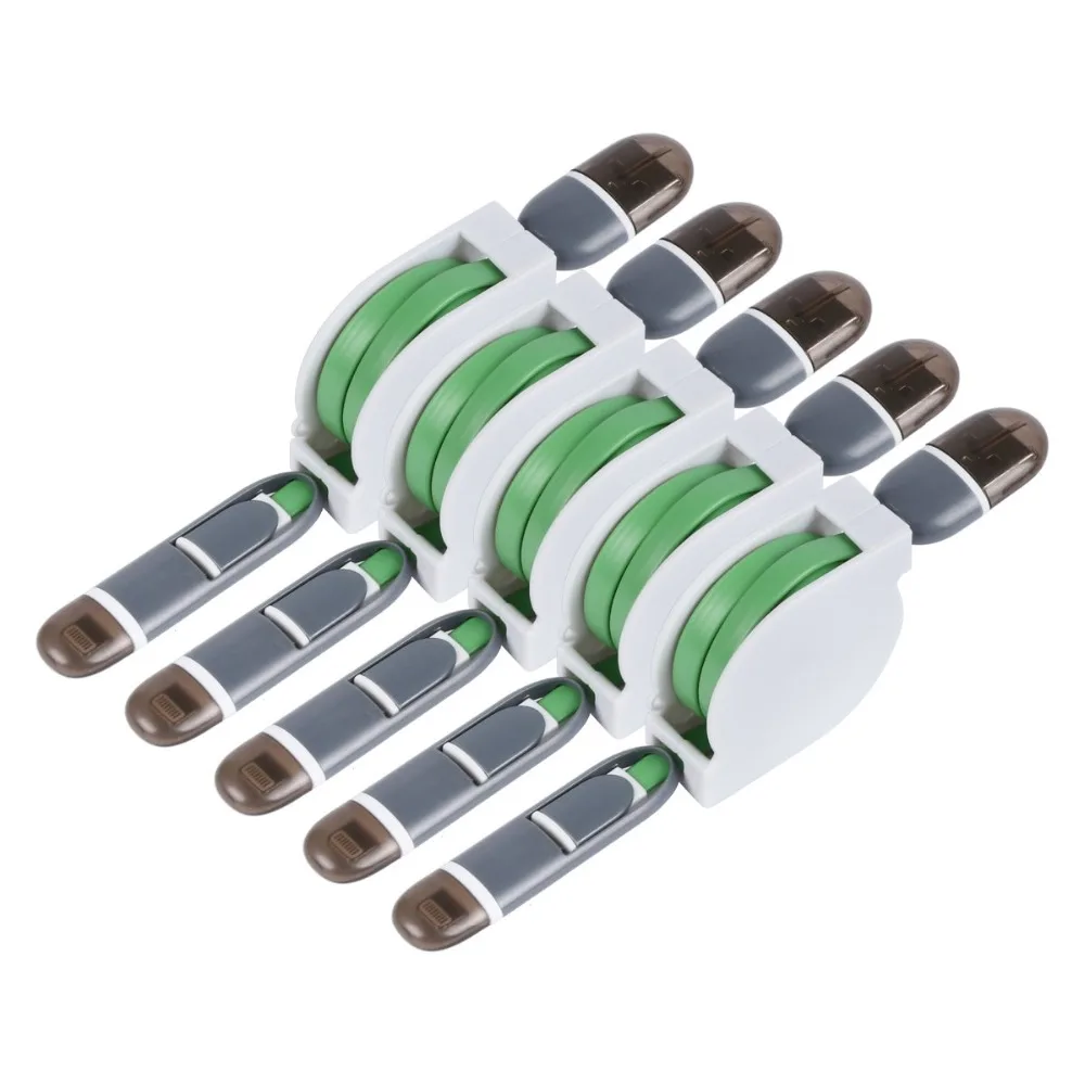 Выдвижной 2 в 1 Micro USB порт+ для IOS кабель для передачи данных для iPhone samsung Xiaomi huawei зарядный кабель USB порт передачи данных