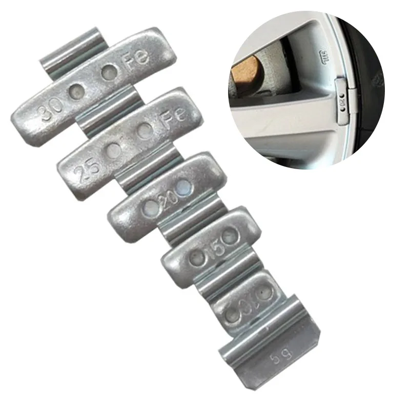 

Iron hook wheel balance block 5g-30g small tyre balance block knock type hook weight block The tire weight
