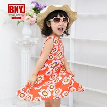 Дизайн для девочек летнее пляжное платье с цветочным принтом, детская одежда, платье, украшение из одного предмета; юбка для девочек; детская юбка с защитой от солнца UPF50+ многоцветный