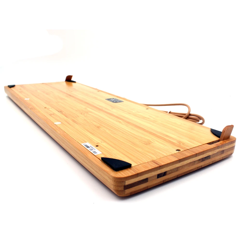 Techase проводной Мышь и клавиатуры Combo USB Стандартный Bamboo Teclado mecanico игры Мышь игрового набора Teclado у Ратон inalambrico PC