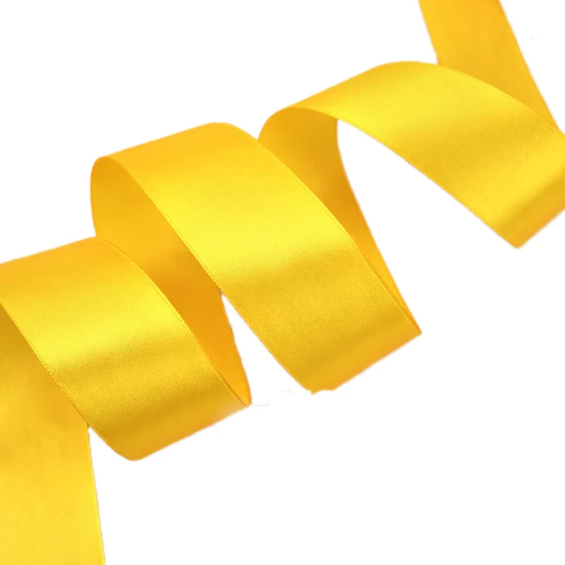 (25 yards/roll) 40mm Orange Yellow bing Decoration Ribbon Single