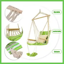 Качели гамак подвесной стул SGODDE воздуха крытый Открытый сад пляж Патио двор дерево 330Lbs Макс Дерево Подвесные гамаки