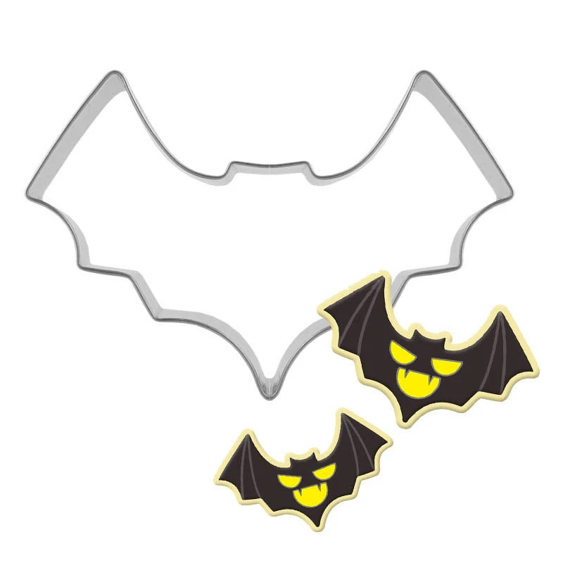 

1Pcs Halloween Bat Cookie Cutter Metal Biscuit Mold Stainless Steel DIY Dessert Maker
