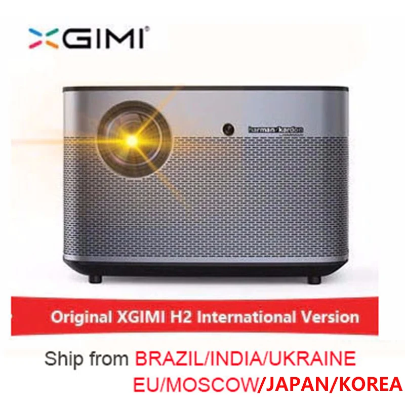 XGIMI H2 1920*1080 dlp проектор Full HD 1350 ANSI люмен 3D проектор Поддержка 4 K Android WIFI Bluetooth beamer XGIMI H2 1920*1080 dlp проектор Full HD 1350 ANSI люмен 3D проектор Поддержка 4 K Android WIFI Bluetooth beamer