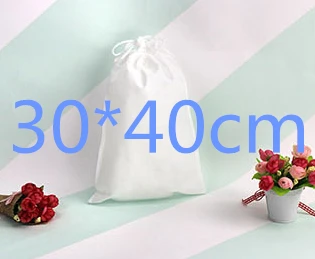 Рекламные Подгонянные Многоразовые Эко-пакеты на шнурке упаковочные сумки Подгонянный логотип сумка на шнурке печать собственного логотипа сумка - Цвет: white