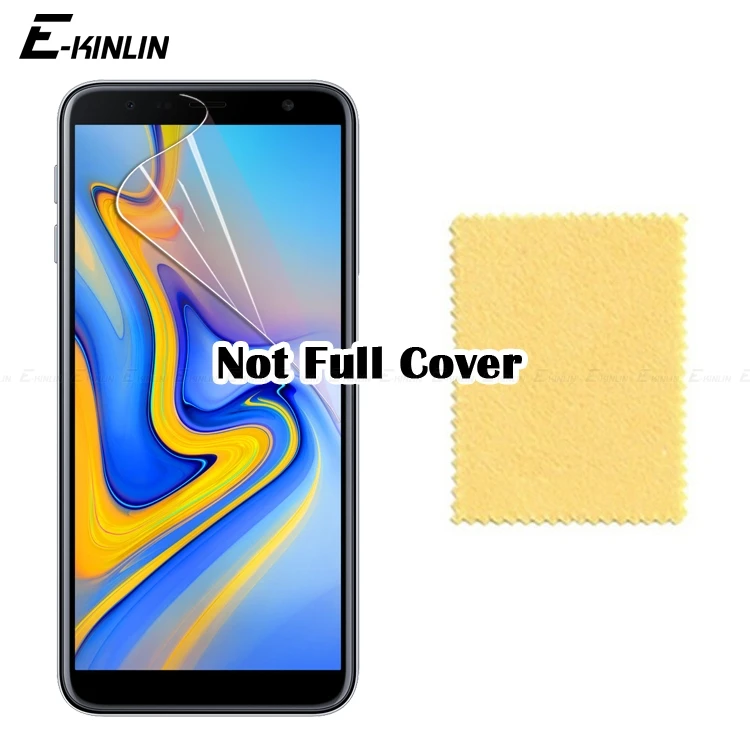 

Clear Glossy Display Screen Protector For Samsung Galaxy A8 A6 J8 J6 J4 Plus A9 A7 J2 Pro 2018 Soft Guard Protective Film