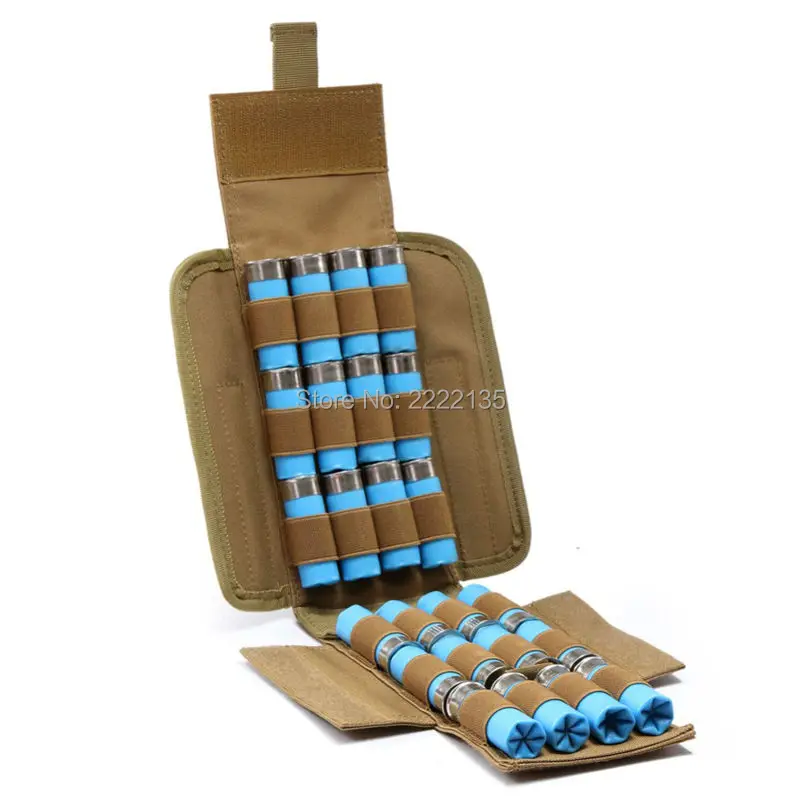 Тактический мешочек 25 круглый 12GA 12 калибра боеприпасы, патроны для перезарядки ружья журнал патронташи сумка для амуниции военный