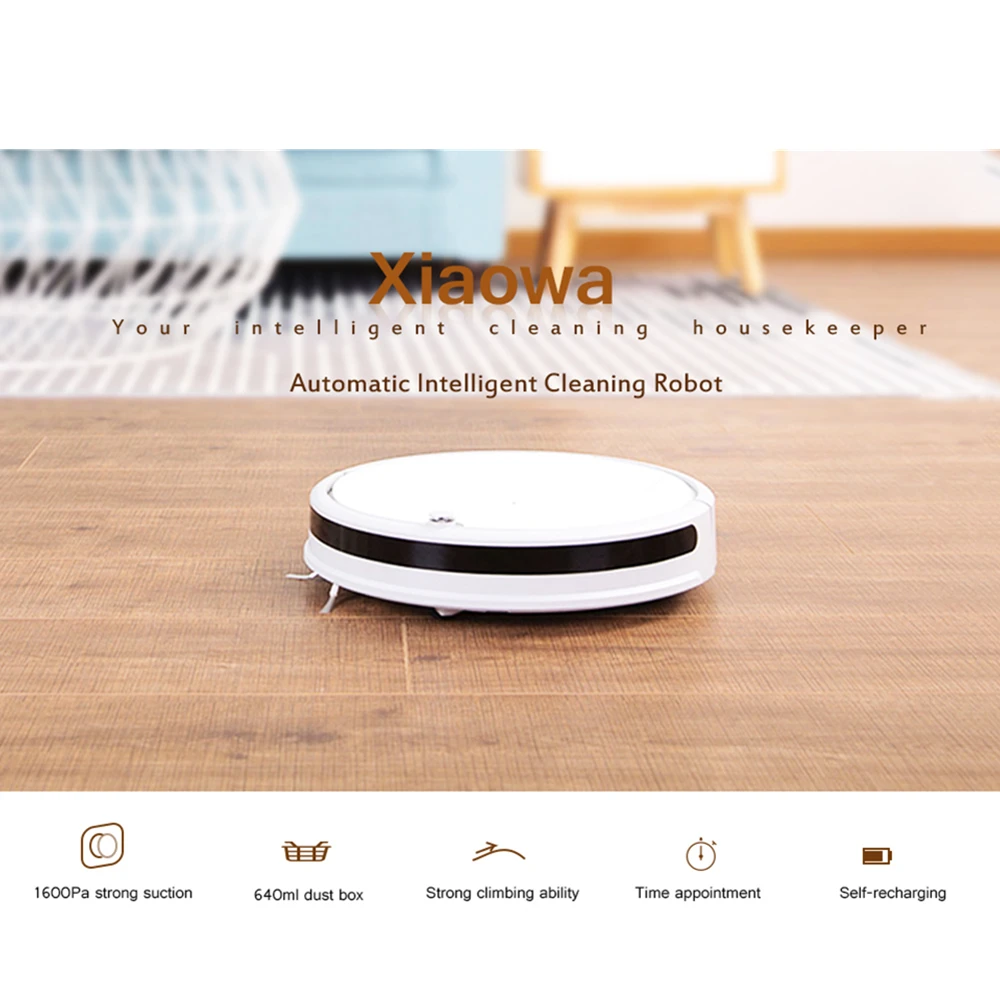 Robotic Vacuum Cleaner Automatic Intelligent Cleaning Robot Vacuum Cleaner Xiaowa Smart Wireless Home Appliances Robotic Vacuum Cleaner Automatic Intelligent Cleaning Robot Vacuum Cleaner Xiaowa Smart Wireless Home Appliances