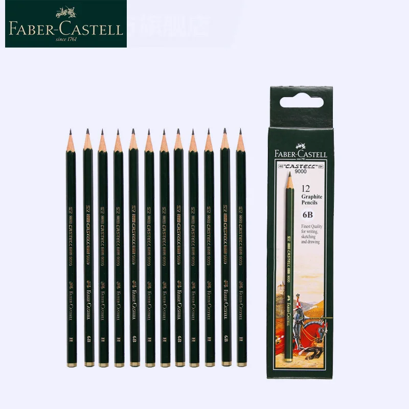 Faber-Castell 9000 карандашей 12/16 шт набор школьных карандашей графитовый карандаш для рисования и ручка для эскизов набор