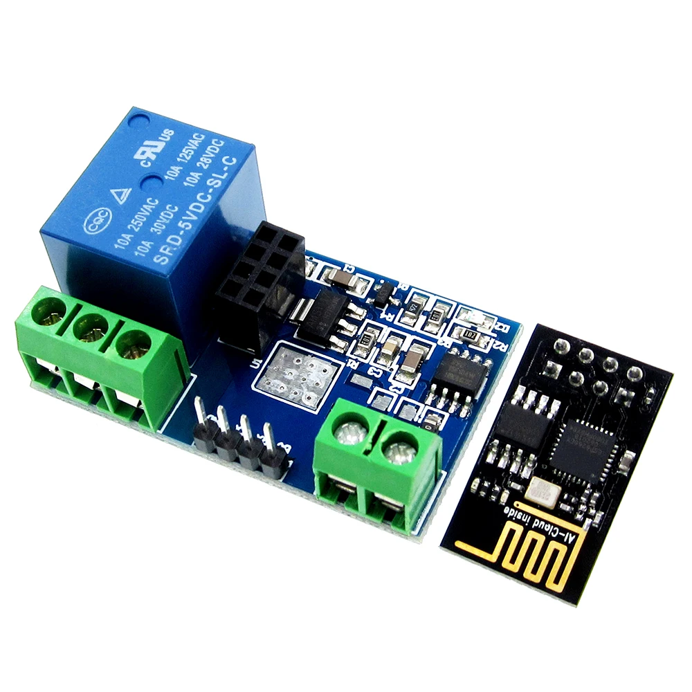 1 шт. ESP8266 Esp01 ESP 01 сетевой беспроводной WIFI релейный модуль Интернет вещей IOT APP