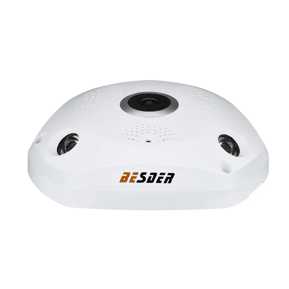 Камера BESDER 3D VR с поворотом на 360 градусов панорамная IP камера 960P МП рыбий глаз