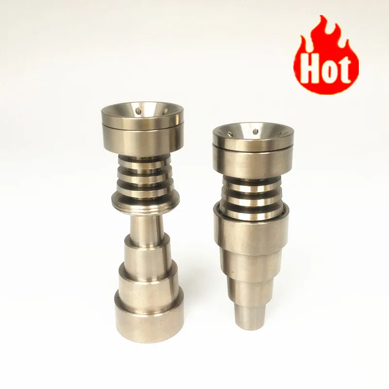 

Universal Domeless Titanium Nail 10mm/14mm/18mm Male Grade 2 GR2 Quartz Nail fits 14mm 18mm