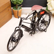 2017 Vintage Bicycle Model Handicrafts Nostalgic Metal Bicycle Model Gift Decorative Iron Bike Model Vintage Bicycle Collection