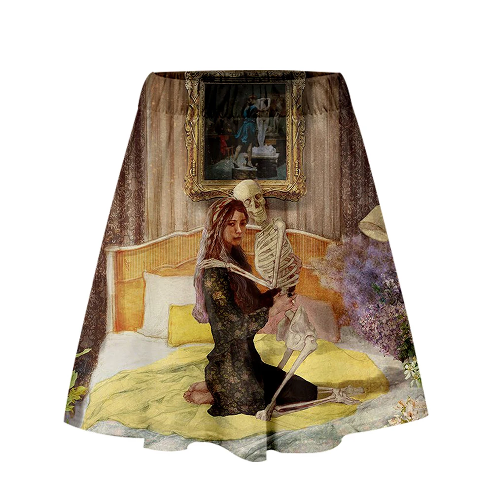 Новая стильная юбка с 3D принтом, повседневные юбки, новые сексуальные женские юбки,, модные юбки