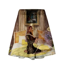 Новая стильная юбка с 3D принтом, повседневные юбки, новые сексуальные женские юбки,, модные юбки