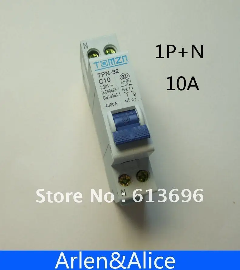 Автоматический мини выключатель DPN 1P + N 10A MCB|breaker|mcb miniature circuit breakerbreaker hammer |