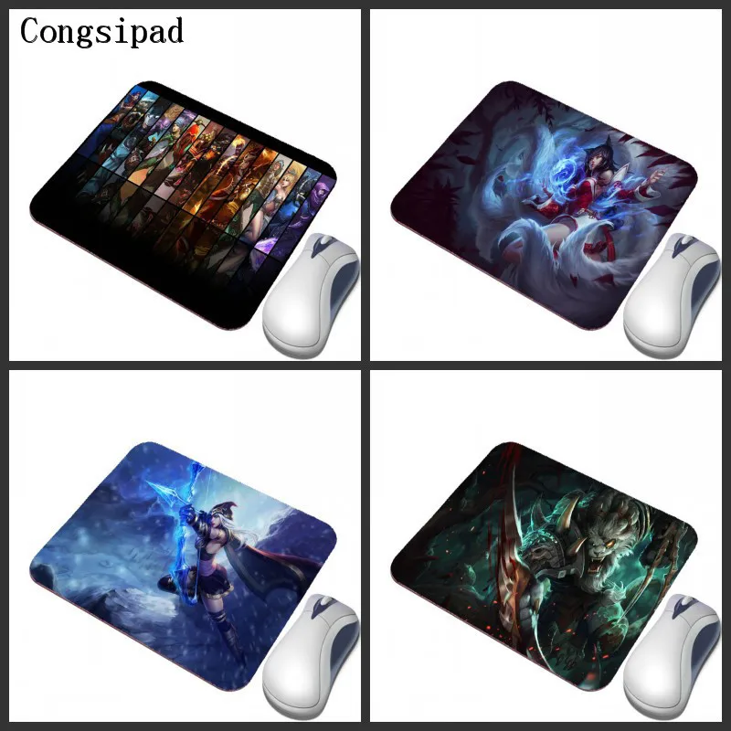 Congsipad горячая Распродажа резиновый для игровой мыши коврик на заказ 220х180мм
