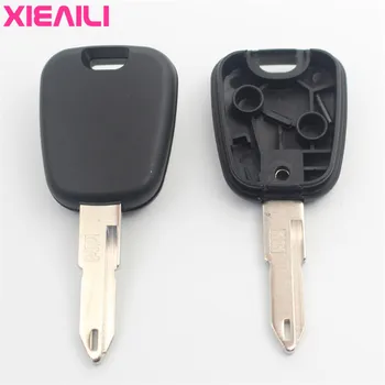 

XIEAILI 30Pcs Transponder Remote Key Case Shell For Peugeot 206/207 For Citroen C2 Key Fob Case S127