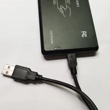 2 шт./лот черный Водонепроницаемый приближения 125 кГц EM RFID ID USB Считыватель Смарт RFID считыватель карт+ 3 шт. TK4100 RFID пустая Smart Карта