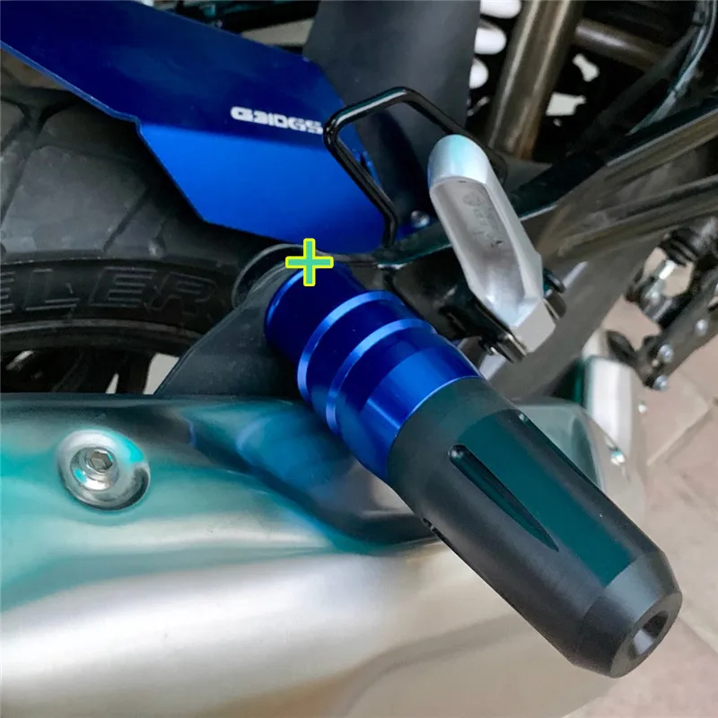

Motorcycle Exhaust Sliders Crash Pads Protector & Rear Tire Wheel Rear Fender Guard Cover for BMW G310 GS G310GS 2017 2018 2019
