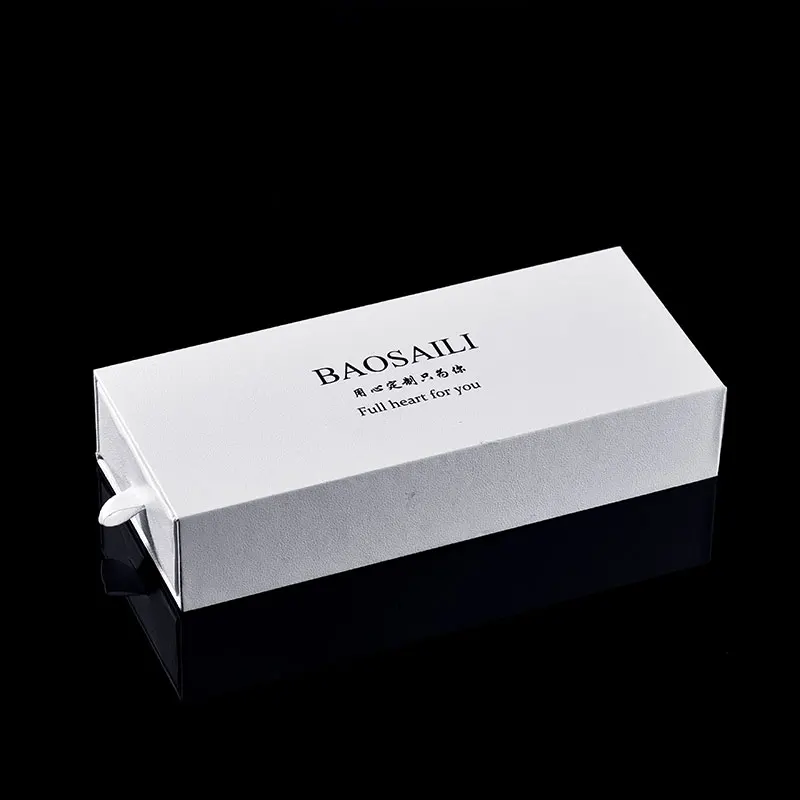 Дизайн белая бумажная коробка пользовательский дизайн напечатать свой собственный логотип Подарочная коробка Индивидуальные часы упаковочная коробка