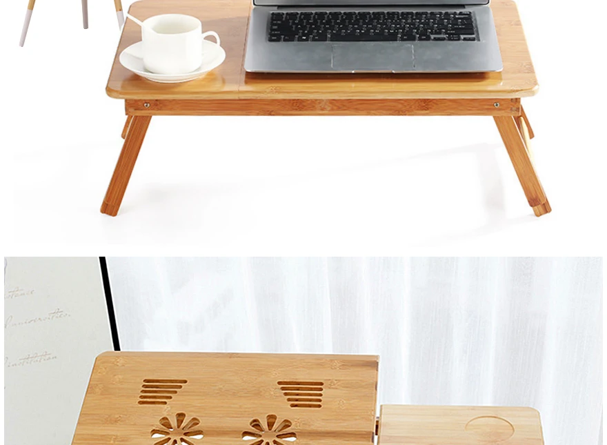 SUFEILE негабаритный стол для ноутбука складной портативный компьютерный настольный домашний простой обеденный столик деревянный офисный простой стол для учебы