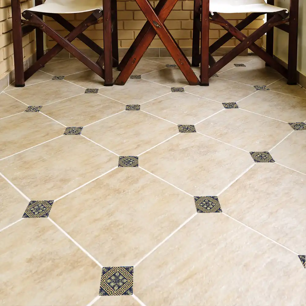 20pcs Set Retro Pvc Waterproof Floor Stickers Bathroom Toilet Tiles Home Decoration Cross Gap Wall Sticker Tds009 Aliexpress Floor Stickers Bathroom Toilet Tiles