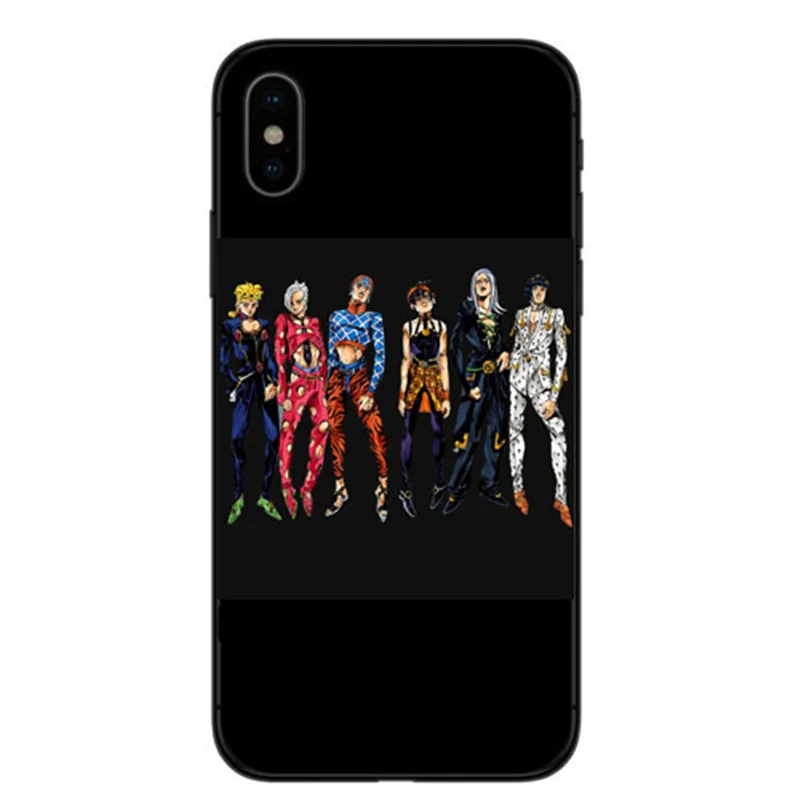 Аксессуары для телефона с аниме JOJO'S bistry ADVENTURE OVER небеса чехол Apple iPhone XR XS MAX X 8 7 Plus