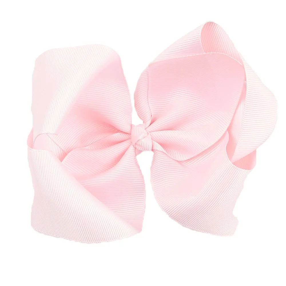 Yundfly 1PCS 6 Inch Big Ribbon Bow Hairpin Baby Girls Bow Clips Kid Hair Clip Boutique Hair Accessories(Color:20 Colors) baby accessories