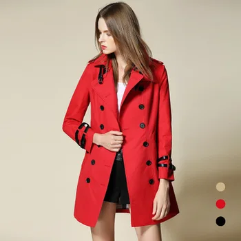 

Autumn New Style Double-breasted Waterproof Windbreaker B11