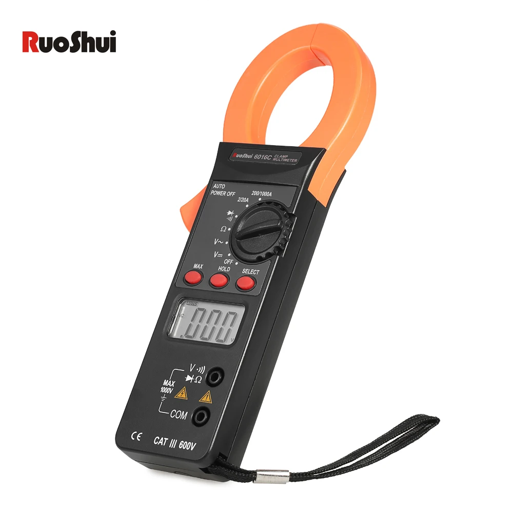 

1999 Counts AC/DC Current Clamp meter Digital Multimeter Voltage Current Resistance Diode Tester Auto Range diagnostic-tool