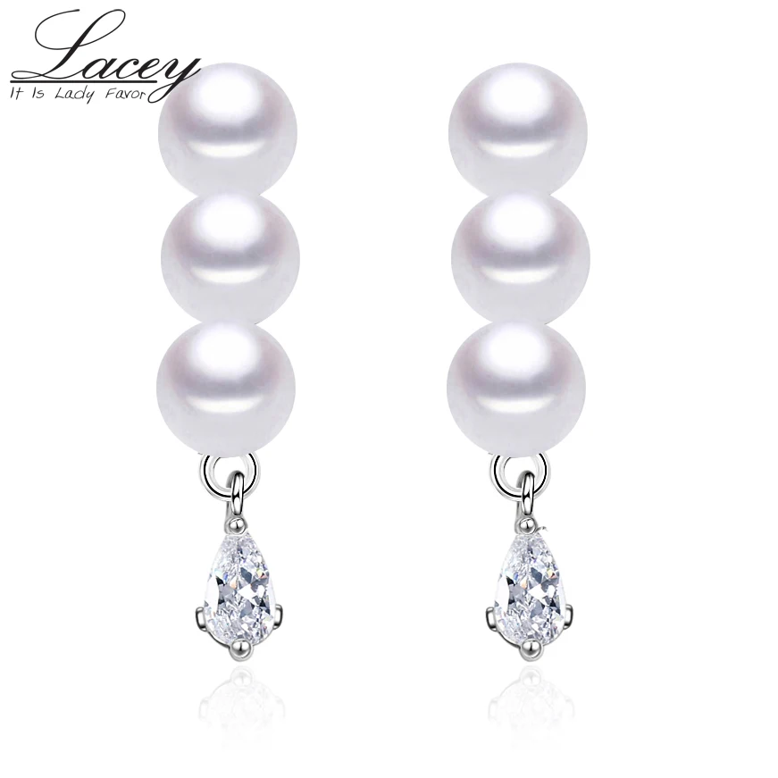 

Genuine 925 silver pearl stud earrings for women ,natural freshwater multi pearl earrings charm girlfirend birthday gifts