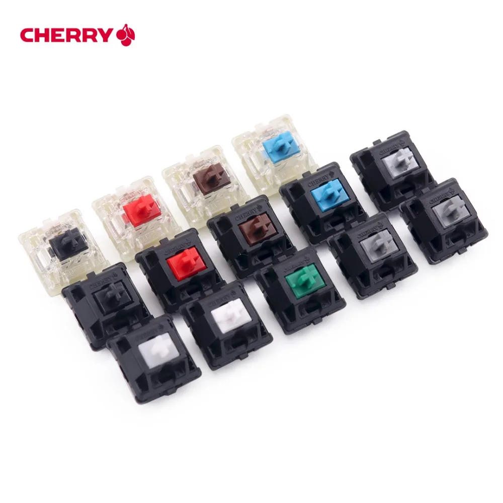 Cherry MX/RGB/бесшумный переключатель черный красный синий прозрачный белый зеленый
