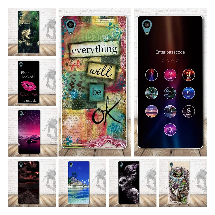 

Luxury 3D Pattern Back TPU Cases Soft Silicone Case Cover for Sony Xperia Z3+ E6553 / Z3 Plus dual E6533 / Sony Z4 Phone Cases