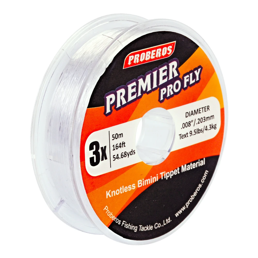 

5 Pieces PRO BEROS Series Fly Line 50M/164FT 0X-5X Fly Fishing Leader and Tippet