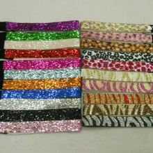 Разные цвета повязки для девочек повязка для волос для Софтбола сверкающие повязки на голову 1000