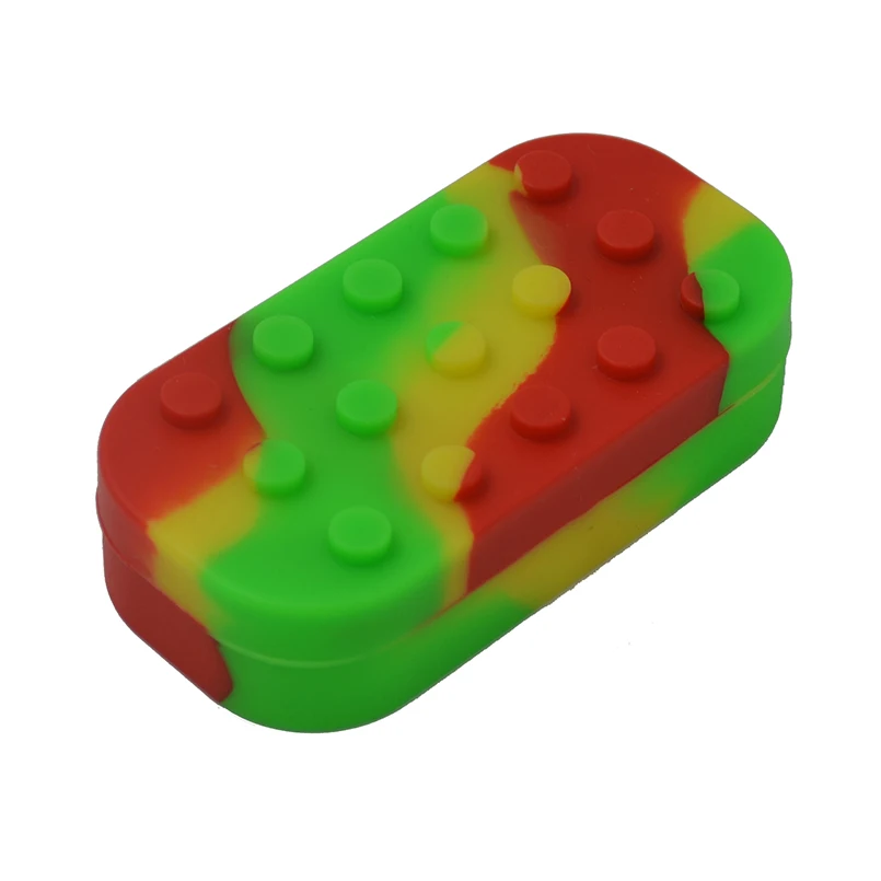 6+ 1 Bho силиконовая, восковая емкость 37 мл антипригарное многоцветное использование коробка для хранения-Dab Гладкий масло емкость для хранения