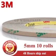 10x0,06 мм толщина, 5 мм* 55 метров ультратонкий 3 м 467MP 200MP Двухсторонняя клейкая лента с номером отслеживания 1013