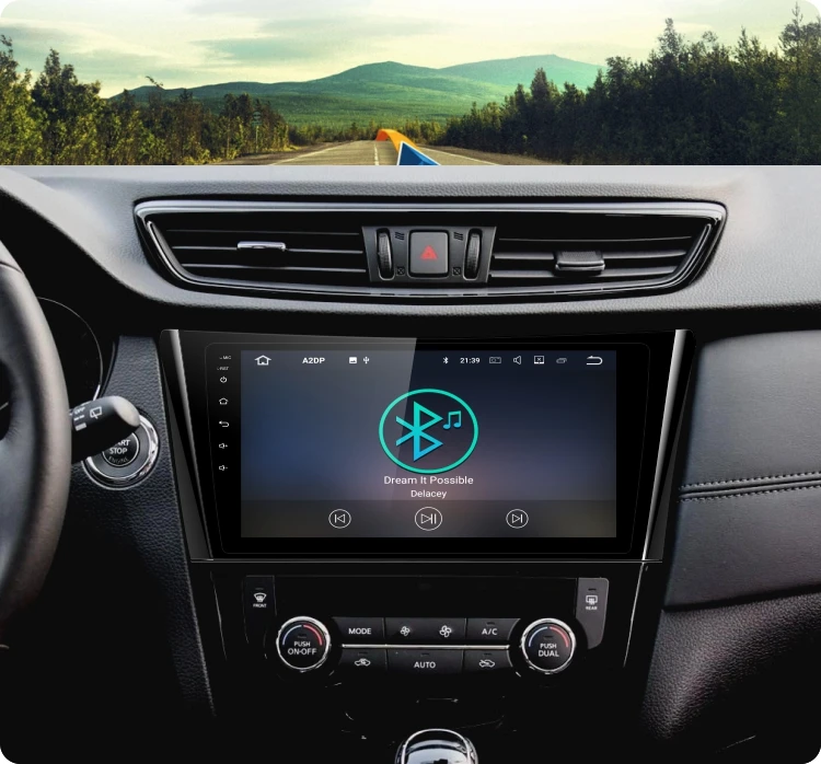 Cheap Dinpei Android 9.0 Car Radio Multimedia Player For  Nissan X-Trail Qashqai 2014 2015-2019 GPS Navigation Carplay 4G wifi video 10