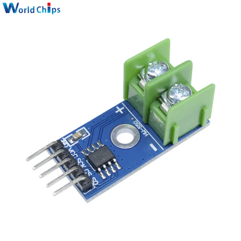 

MAX6675 K Type Thermocouple Temperature Sensor Converter Board For Arduino SPI Interface Module For Arduino 50mA Terminal